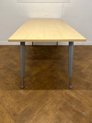 Used Offquest Maple 1600mm x 800mm Meeting Table