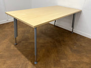 Used Offquest Maple 1600mm x 800mm Meeting Table