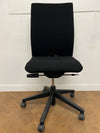 Used Haworth Series 39 Black Cloth Swivel Chair without Arms
