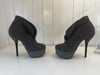 Carvela Kurt Geiger Grey Wool Stiletto Ankle Boots Size 8