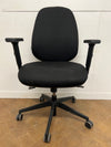Used Black Cloth Managers Swivel Chair