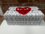 Comme De Garcon Play Converse Heat Chuck Taylor All Star 70 Low Top Trainers Size 6