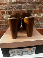 Carvela Lava Leather Heeled Platform Cloggs Size 5