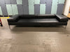 Used Tacchini "Happy Hour" 3 Seat Adjustable Back Sofa in Black Leather.