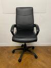 Senator Black Leather High Back Executive/Boardroom/Mangers Chair Model F4311AS