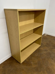 M100 Morris Oak 1200mm Tall Bookcase