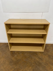 M100 Morris Oak 870mm Tall Bookcase