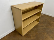 M100 Morris Oak 870mm Tall Bookcase