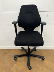 Orangebox Spira Plus MBA Black Cloth Swivel Chair
