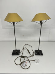 A Pair of Vintage Table Lamps by Handarbeit