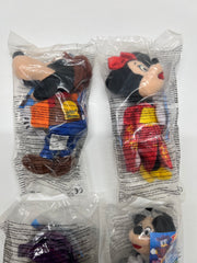 Vintage Collectable Mc Donalds Happy Meal Disneyland Paris Plush Toys 2000