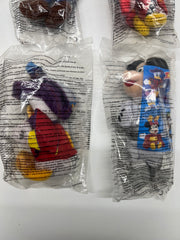 Vintage Collectable Mc Donalds Happy Meal Disneyland Paris Plush Toys 2000