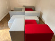 Used Italian "Gary" 11 x Piece Modular Sofa Designed by Guilio Marelli