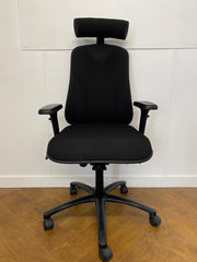 Used Hoganas +561 Ergonomic Office Swivel Chair with Headrest