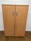 Used Beech 2 Door Cupboard 1200mmh x 800mmw x 400mmd