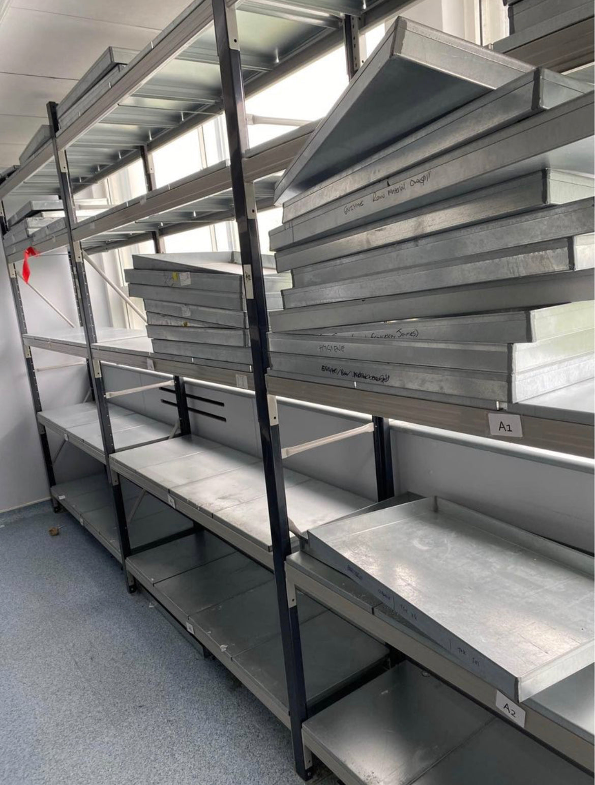 Used Dexion Spandex Long Span Parts Racking 2400mmh x 1560mmw x 455mmd ...