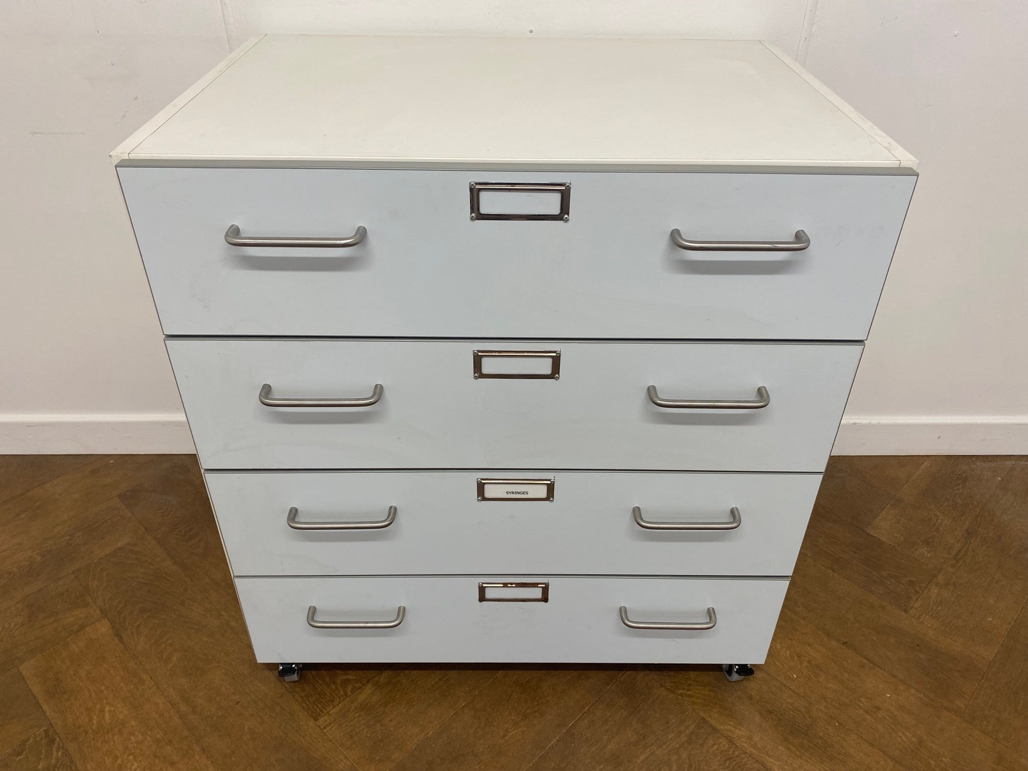 Used Laboratory/Workshop 4 Drawer Cabinet 860mmh x 800mmw x 610mm ...