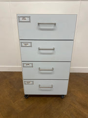 Used Laboratory/Workshop Heavy Duty 4 Drawer Cabinet 860mmh x 470mmw  x 610mmd