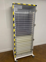 Used Terra Universal Storage Cabinet Reticle/Photomask Storage for Laboratory Environment.