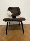 Vintage Vitra Eames LCW Calf's Skin Plywood Group Lounge Chair