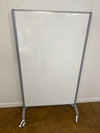 Used Mobile 1800mmh x 1000mmw x 420mmd Whiteboard (Heavy Duty)