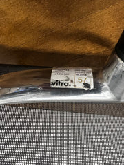 Vintage Vitra Eames Aluminium Group EA108 Netweave in Dark Grey with Polished Alumium Swivel Frame.