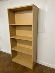 Used Oak Bookcase 1715mmh x 800mmw x 320mmd