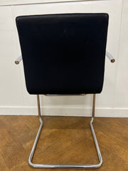 Used Kusch & Co Ona Plaza 8500 Chair in Black Cloth Set of 4