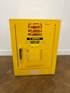 Used Justrite COSHH Single Door Flammable Liquid Cabinet 575mmh x 435mmw x 435mmd