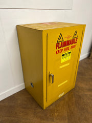 Justrite Double Skin Single Door Coshh Cabinet  900mmh x 590mmw x 455mmd
