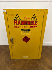 Justrite Double Skin Single Door Coshh Cabinet  900mmh x 590mmw x 455mmd