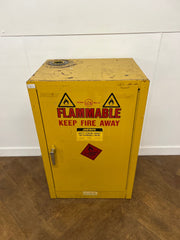 Justrite Double Skin Single Door Coshh Cabinet  900mmh x 590mmw x 455mmd