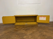 Used Justrite COSHH Double Door Flammable Materials Storage Cabinet 470mmh x 1090mmw x 455mmd