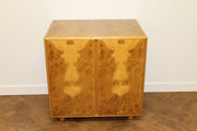 Used Burr Oak Veneer 2 Door Credenza 725mmh x 750mmw x 500mmd