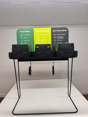 Unisort Compact 3W Recycling Bin Station