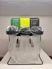 Unisort Compact 3W Recycling Bin Station