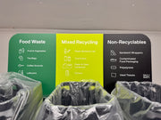 Unisort Compact 3W Recycling Bin Station