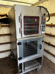 A Commercial Swiss Convection Bakery Oven by Guyon 5+ 7 Grid Warming Cabinet