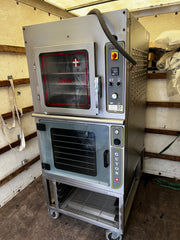 A Commercial Swiss Convection Bakery Oven by Guyon 5+ 7 Grid Warming Cabinet