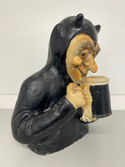 Rare & Unusual Stout/Guinness Advertising Bust "The Devil/Lucifer Drinking Stout/Guinness"