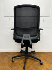 OCEE Absolute Black Mesh Task Chair