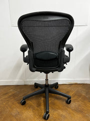 Herman Miller Aeron Size B 2 Lever Operator Chair with Lumbar