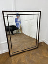 Bamboo Framed Oriental Style Wall Mirror