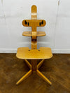 Vintage Stokke Sitti Norwegian Beechwood Chidrens High Chair Designed by Peter Opsvik