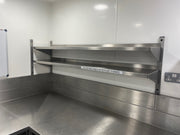 Used Stainless Steel Shelves for Commercial Kitchen. (Sold in Pairs)