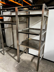 4 Tier (Double Size) Stainless Steel Commercial Kitchen Storage Shelves