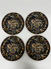 Vintage Villeroy & Boch Intarsia Service Plate Specially Designed for Raymond Blanc & Le Manoir Aux Quat Saisons. (Set of 4)