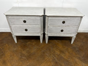 A Pair of Bespoke Maja Gustavian Style Beside Chests