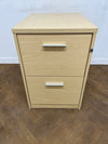 Light Oak 2 Drawer Filing Cabinet (FOOLSCAP)