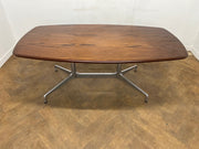 Vitra Eames Barrel Shaped Dark Oak Meeting/Dining Table